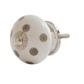 Knober 1 x Mac Coffee Latte Cream Earth-Coloured Furniture Knobs 40 mm Knob Door Handle Thread Metric M3