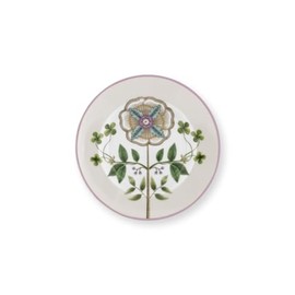 Pip Studio Lily&Lotus Petit Four Plate White/Purple 12 cm
