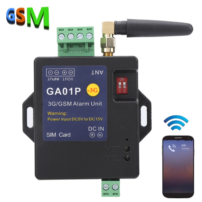 GA01P 3G/GSM Alarm System 1 Way Input Mini Smart Power