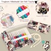 Coopay Crochet Hook Set with Roll Bag, 14 Pieces Crochet