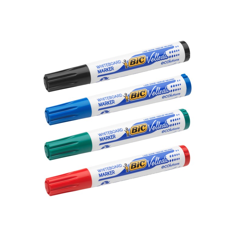 Bic TS-140040 Velleda 1751 Chisel Tip Whiteboard Marker, Pack of