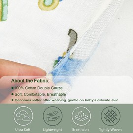 OWLOWLA Muslin Swaddle Blankets for Baby Boys Girls,2 Pack Baby Swaddle Blanket 45x45 Inches,Muslin Cotton Receiving Blanket Wrap for Unisex Newborn(Gray Floral&Mermaid)