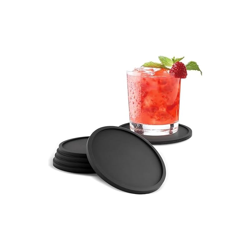 Noguez. Posavasos para Mesa, Set de 6 Piezas. Portavasos de