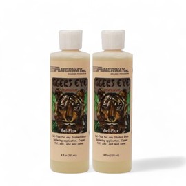 Tigers Eye Stained Glass Gel Flux 8oz. - $12.95 ea. (2 Pack)