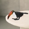 Gadpiparty Toucan Ornament Artificial Bird Child Modeling Plastic Statuette Toucan