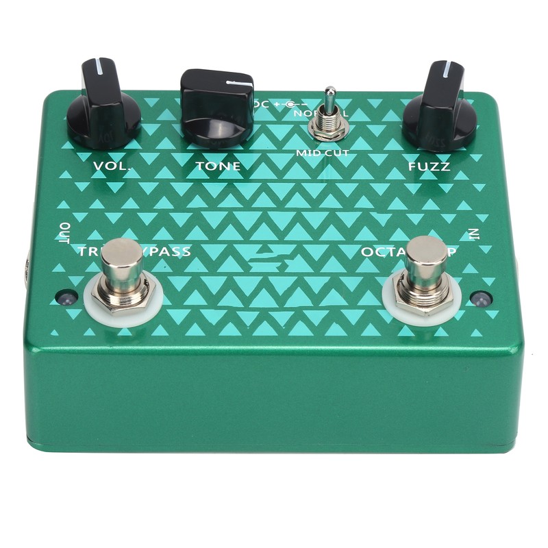 Distortion Guitar Pedal Octave Instrument Accessory with True Bypass Design