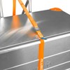 Alubox Lashing Strap with Clamping Lock 25 mm Wide Orange