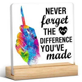 Surgeon Doctor Gifts Surgeon Appreciation Gifts Clear Acrylic Sign Motivational Gifts for Surgeon or Surgical Student Decor for Home Hospital Office Table Shelf