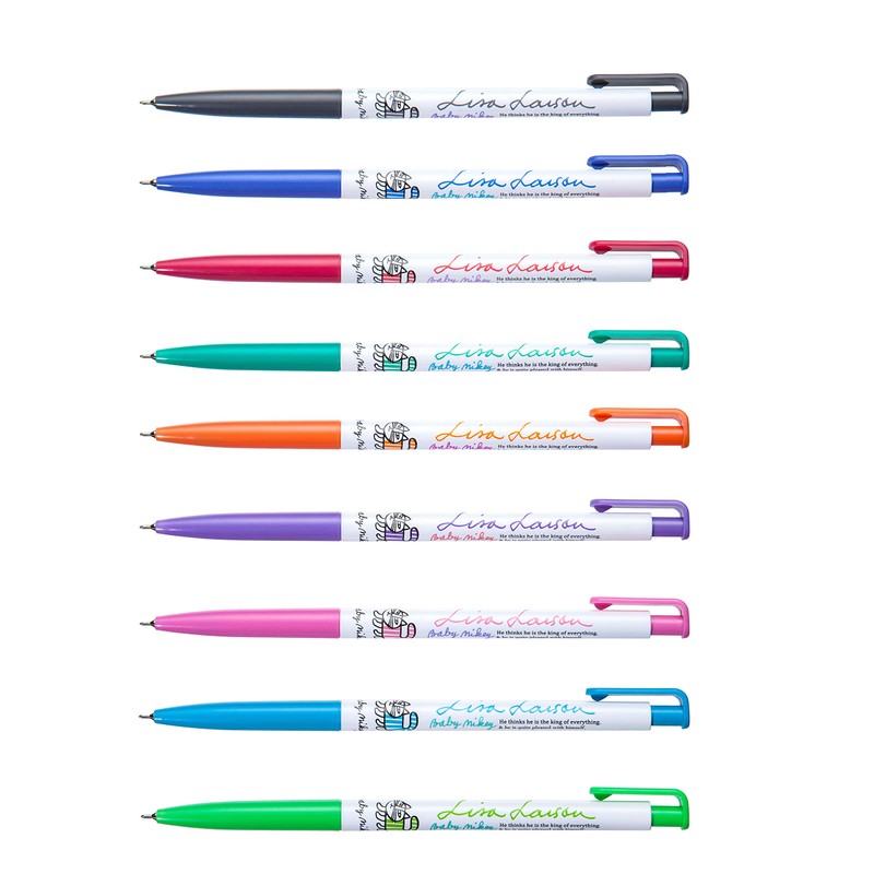 Xeno 0.38mm Slim Ballpoint Pen Shinzi Monpeluche to Baby Mikey