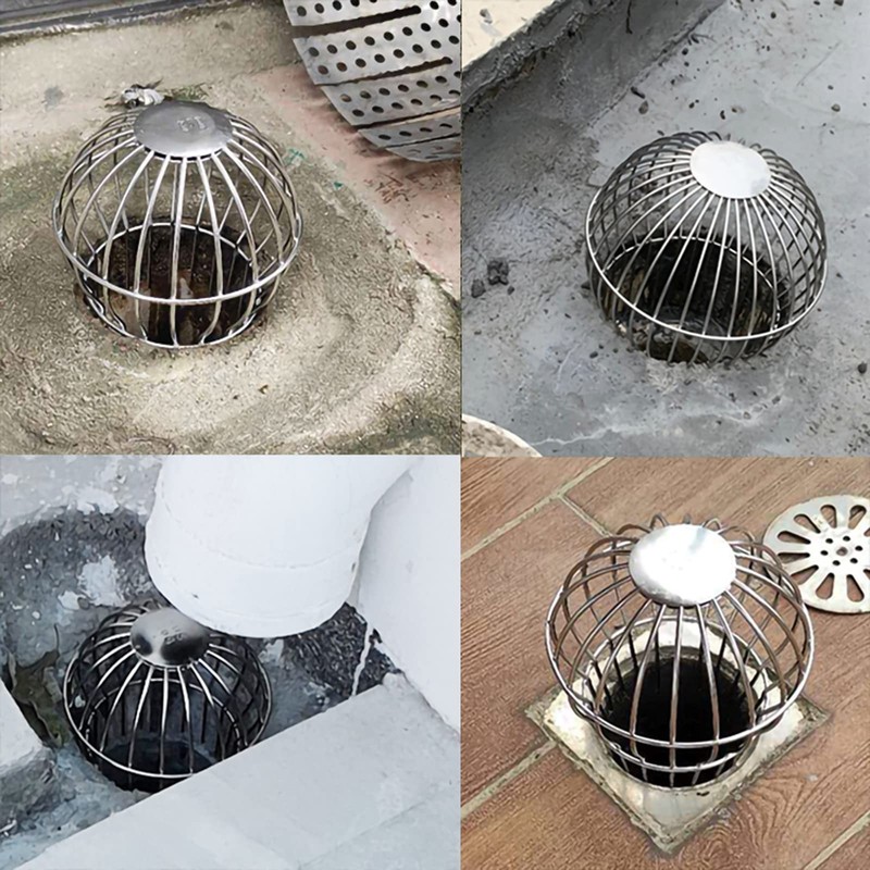 Baitaihem 304 Stainless Steel Drain Outdoor Roof Anti-Blocking Line Cap