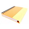 Sweda Recycled Foldover Notebook & Pen, Wire Bound, 5" x