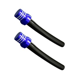Gasedin - 2 tapones para tanque de combustible de gas, tubo de ventilación de tanque unidireccional CNC con válvula de ventilación de aluminio, universal para ATV Quad todoterreno Pit Dirt Bike,