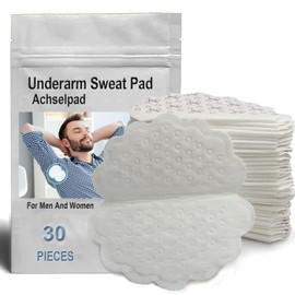 Disposable Underarm Sweat Pads - Antiperspirant Absorbent Odour Blocker Pads Armpit Dress Shields, Fights Hyperhidrosis,For Men & Women (30 Pads)