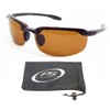 Polarized Sunglasses with prmium TAC Polarized Brown Lenses and Ultra
