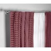 Vianney Juego Cortinas Blush Larga Pompones 1.50 X 2.30 M
