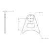 GSI Stainless Steel Exhaust Hanger 1.50" x 3.00" (2 Pack)