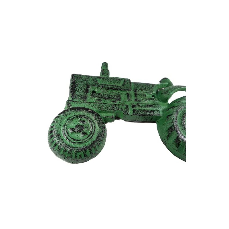 Gusseisen Bottle Opener Tractor Green 14 x 20 cm Wall
