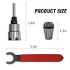 SYOWADA 1/4 Inch Shank to 1/2 Inch Shank Router Bit