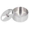 Ashtray Outdoor Thickened Stainless Steel Windproof Rotating Cover Design Finely