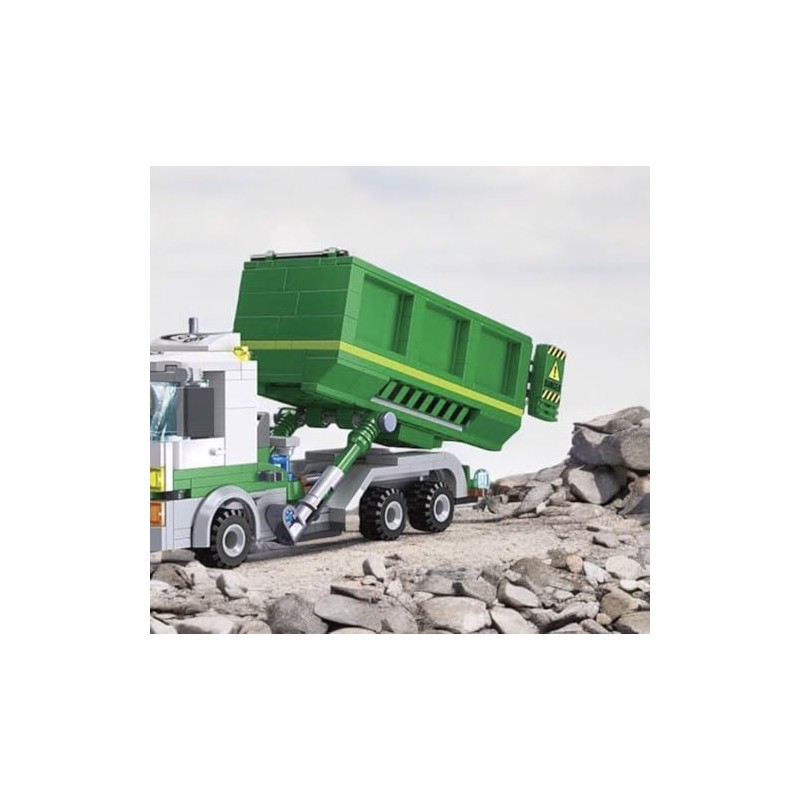 General Jim's Roll-Off Skip Loader Building Block Set - 351