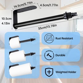 Camper Paper Towel Holder with Spray Bottle,Space-Saving Stainless Steel RV Paper Towel Holder for Camper,Multiple Installation Options
