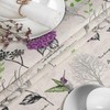 Fabric Tablecloth Washable Table Linen Tablecloth Cotton Polyester Hydrangea Purple