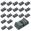 PHITUODA 20pcs Fader Knobs, Universal Fader Knobs Replacement, Gray