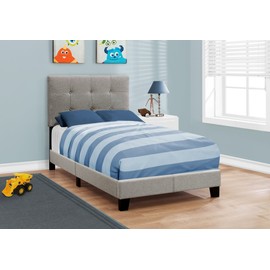 Monarch Specialties Bed Frames, Twin, Grey