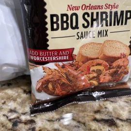 Louisiana Fish Fry  BBQ Shrimp Sauce Mix 1.5oz New Orleans style  set of 2