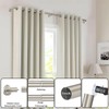 Room Darkening Rods, Single Window Rods 28-86 Inch(2.33-7.17ft) Telescoping Wrap