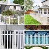 SunnyRoyal 6 Sets Picket Fence Panels Vinyl 84" L x