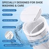Teletrogy Shoe Washing Machine Bag, 360° Wrap-Around Cleaning, Reusable Suitable