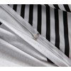 Omelas Kids Heart Love Queen Duvet Cover Set Black and