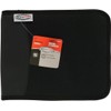RoadPro 3-Ring Zippered Binder for Loose-Leaf Log Sheets, Black, LB-001BK,