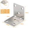 AYSUM Corner Bracket, 20 Pack Heavy Duty Iron Angle Brace,