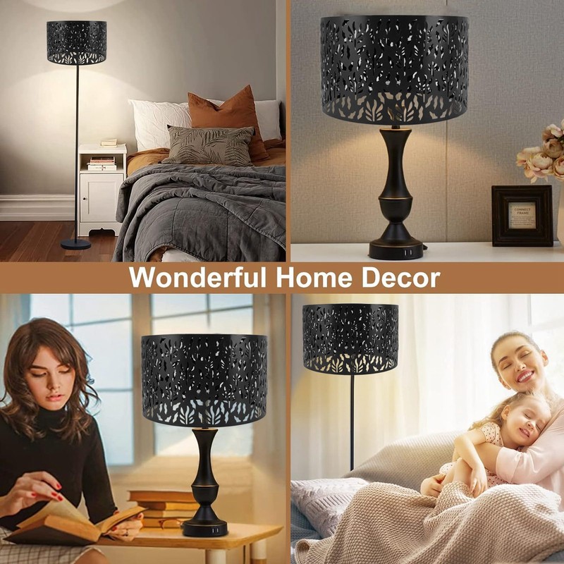 Metal Lamp Shades Hollow Carved Lampshade Modern Style Hollow Lampshade