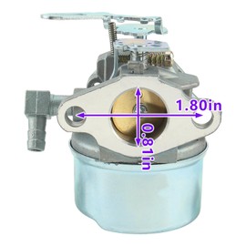 Carbhub Carburetor Fit for 536.886122, 536.881501, 536.885473, 536.909400, 536.886440, Fit for Tecumseh HS50 HSK40 HSK50, Stens 520-902, Toro 38035 38052 Snow Blower Replace 632107 632107A 640084