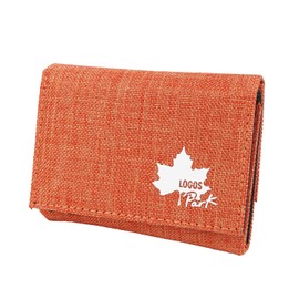 LogoSpark Men's Wallet, Compact, 3-fold, Small, Small, orange