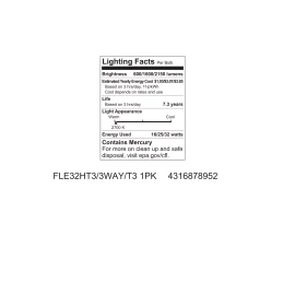 GE Lighting 78952 Energy Smart CFL 3-way Soft White 16/25/32-Watt