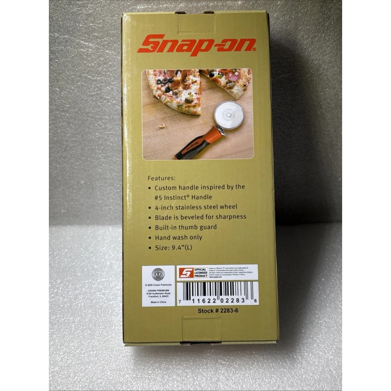 Snap-on New Snap-on Tools Instinct Handle Inspired Pizza Cutter