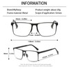 Myfeasy Metal Progressive Bifocal Reading Glasses for Men Progressive Readers
