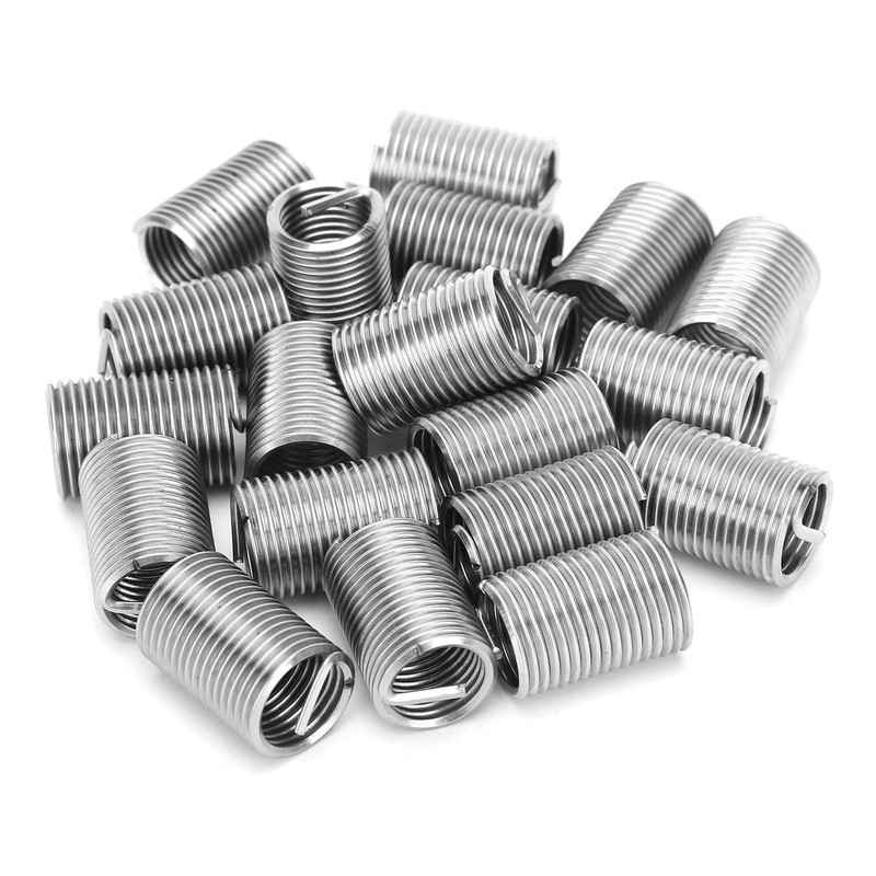 20-Piece Helicoil Thread Repair Insert, M12 x 1.5 Stainless Steel