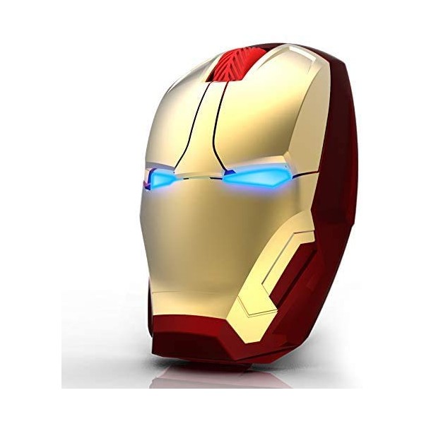 Iron Man Wireless Mouse 2.4G Full Size Wireless Optical Mice