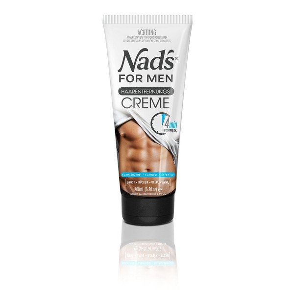 Nad's For Men Hair Removal Cream for Men – Easy Hair Removal for Men Body, 200 ml