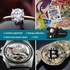 JARLINK 30X 60X Illuminated Jewelers Loupe Magnifier, Foldable Jewelry Magnifier