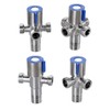 Connection valve 3 port 4 port water supply expansion distributor water supply Material 1 water connection - 3 ports