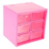 LALAFINA Desk Organizer Multi-drawer Storage Case for Jewelry Cosmetics Stationery