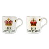His Lordship & Her Ladyship Fine China Set of 2