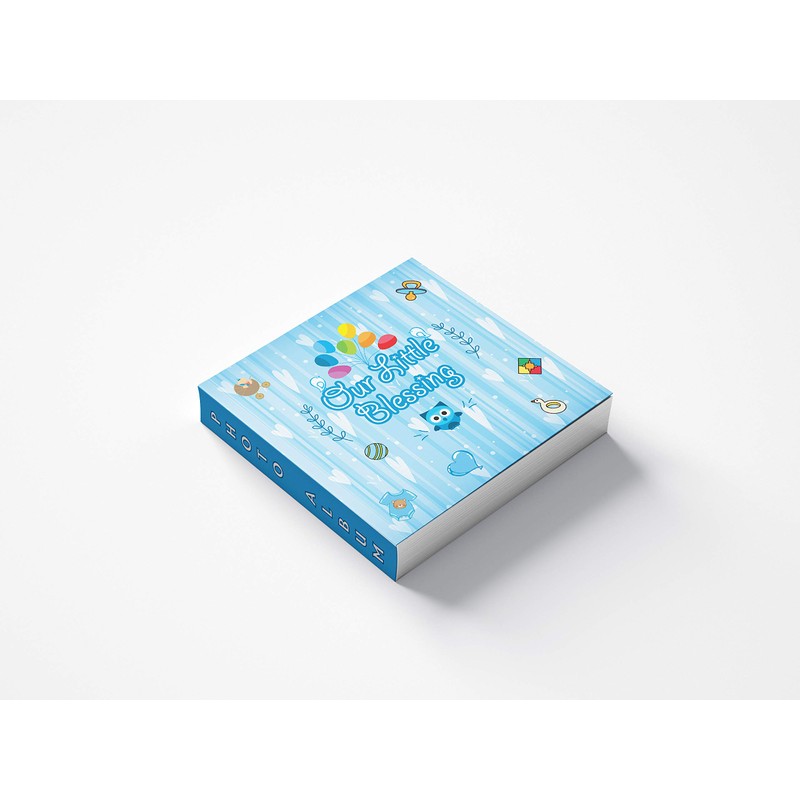 BMC LONDON Photo Album for New Baby Girl Design Holds