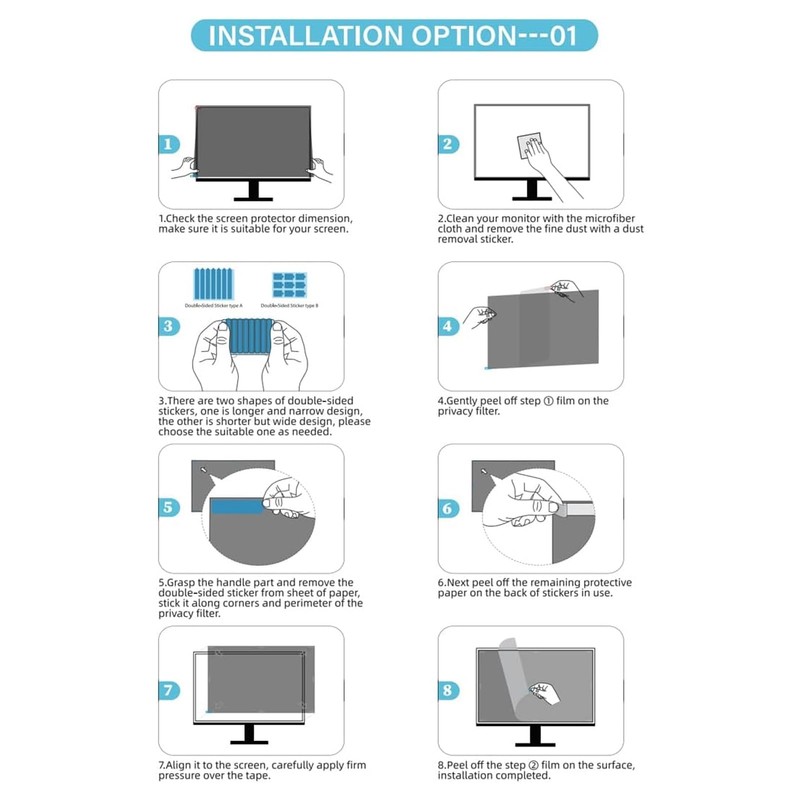 Dpofirs Screen Adhesive Strips and Slide Mount Holder Tabs for